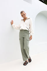 ALANA PANTS - KHAKI
