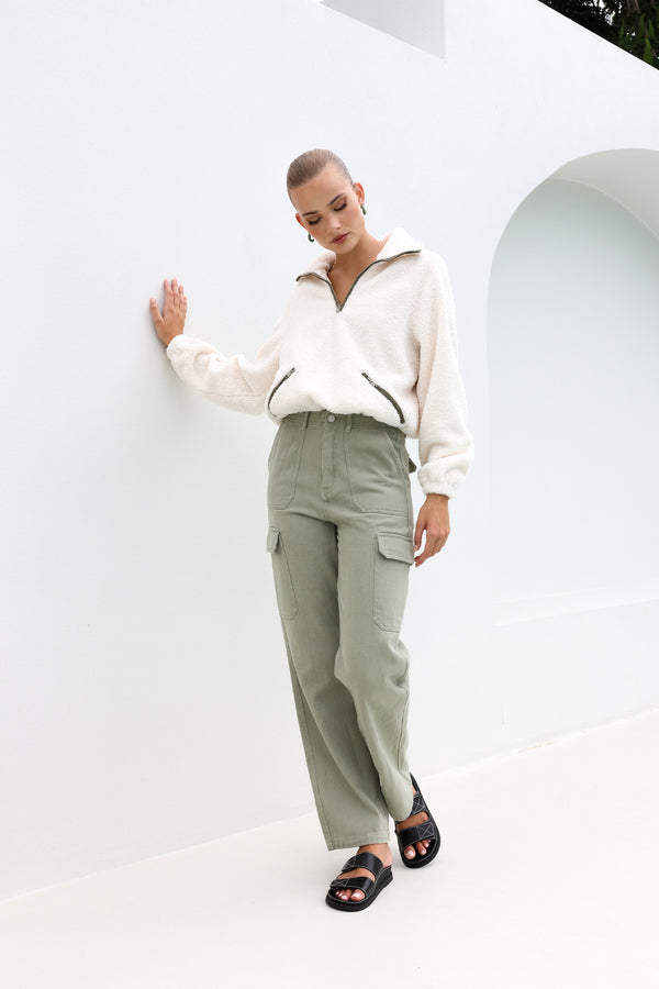 ALANA PANTS - KHAKI