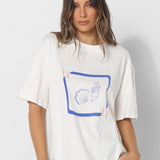 BY THE SEA TEE - WHITE