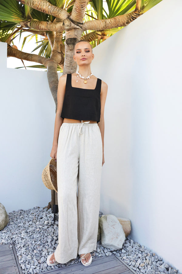 CELESTE TOP - BLACK