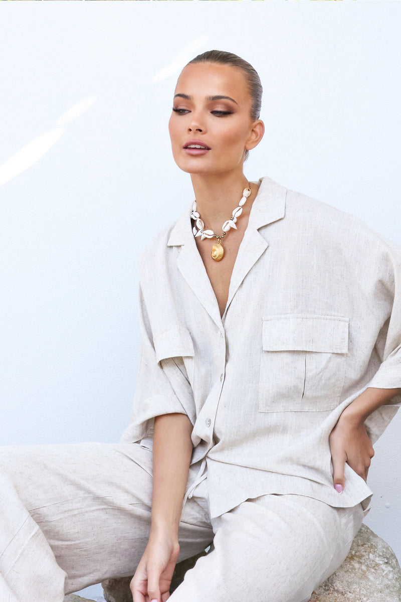 SUNDOWN SHIRT - STONE