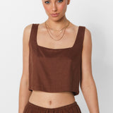 CELESTE TOP - CHOC