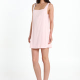 CELESTE MINI DRESS - PINK QUARTZ