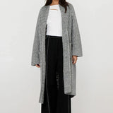 CHARLI KNIT CARDIGAN - GREY