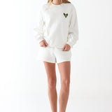 LEO TRACK SHORTS - OFF WHITE