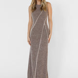 CYNTHIA MAXI DRESS - CHOC