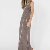 CYNTHIA MAXI DRESS - CHOC