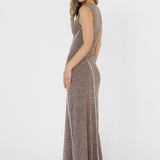 CYNTHIA MAXI DRESS - CHOC