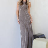 CYNTHIA MAXI DRESS - CHOC