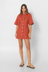 DANICA DRESS - CLAY