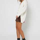 DION CARDIGAN - WINTER WHITE
