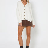 DION CARDIGAN - WINTER WHITE