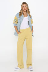 EDEN TRACK PANTS - LIGHT CITRUS