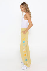 EDEN TRACK PANTS - LIGHT CITRUS