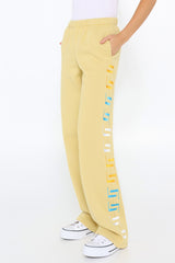 EDEN TRACK PANTS - LIGHT CITRUS