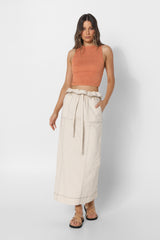ELOWEN SKIRT - STONE