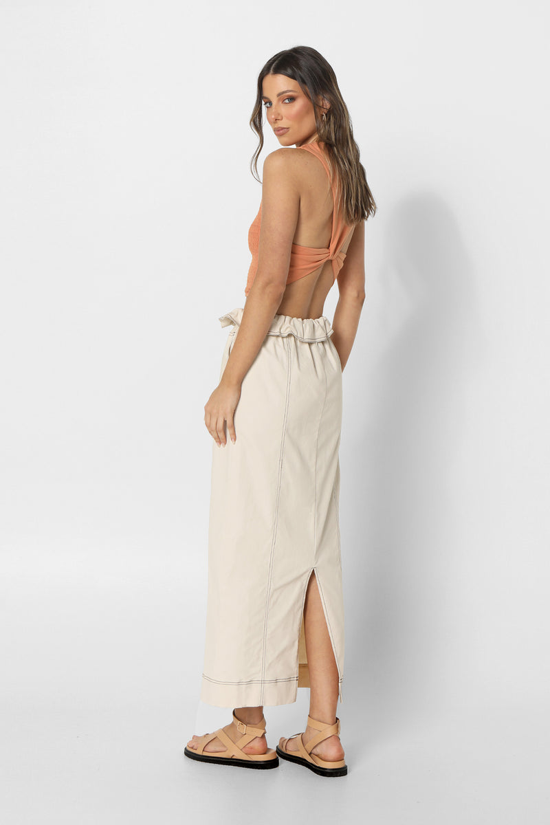 ELOWEN SKIRT - STONE