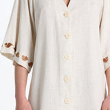 ELSIE MINI DRESS - SHELL