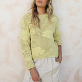 ERIN KNIT JUMPER - LIGHT LIME
