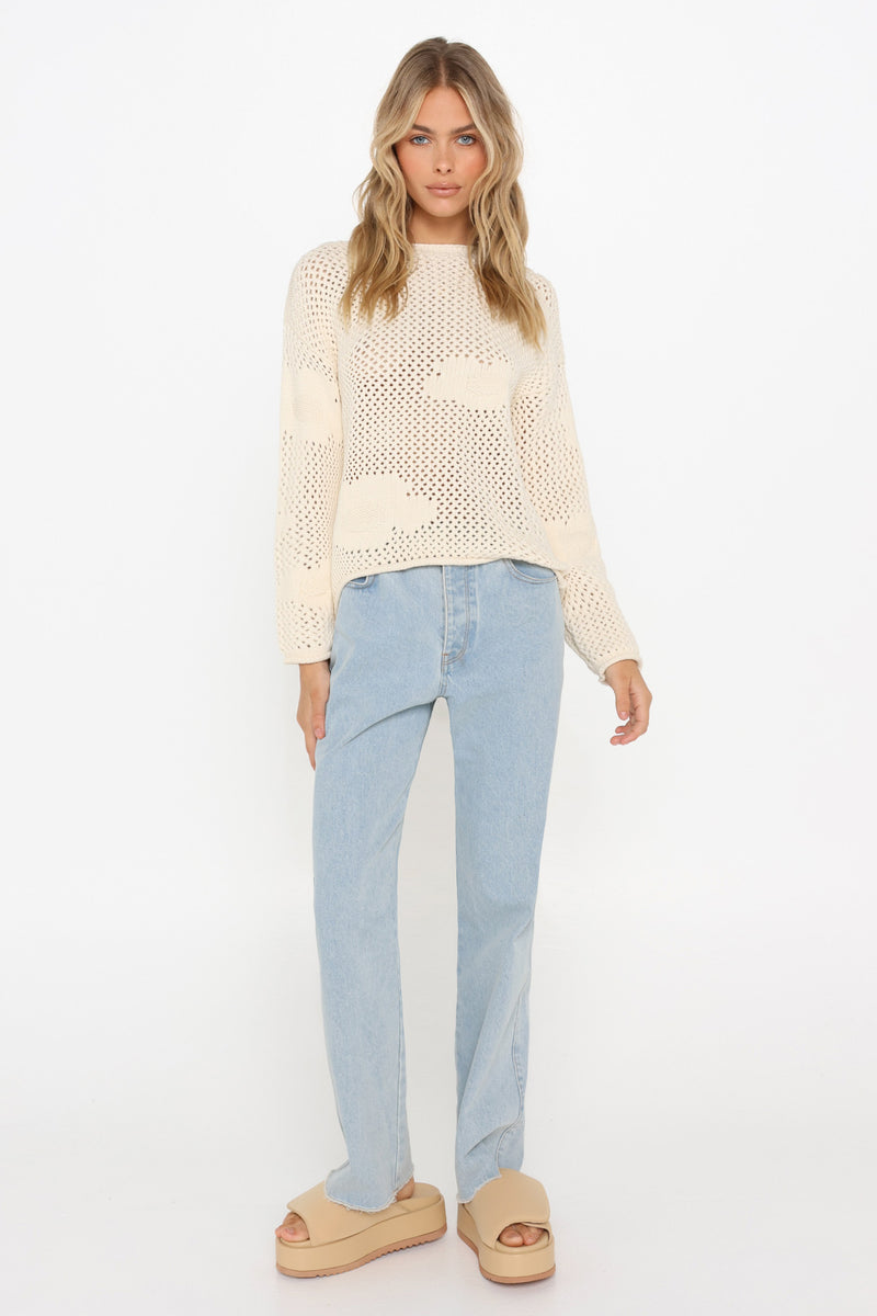 ERIN KNIT JUMPER - CREAM