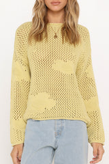 ERIN KNIT JUMPER - LIGHT LIME