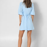 EVIE MINI DRESS - ICE BLUE