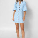 EVIE MINI DRESS - ICE BLUE