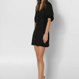 EVIE MINI DRESS - BLACK