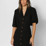 EVIE MINI DRESS - BLACK