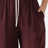 GINNY PANTS - PLUM