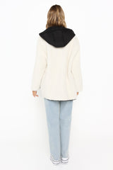 HALLE JACKET - CREAM/BLACK