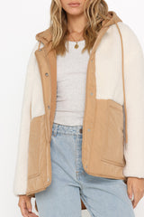 HALLE JACKET - CREAM/BEIGE