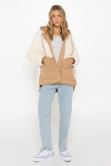 HALLE JACKET - CREAM/BEIGE