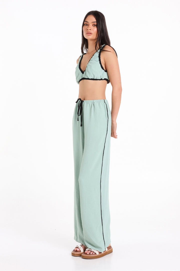 LOST IN LUNAR Zeni Pants Shell Print