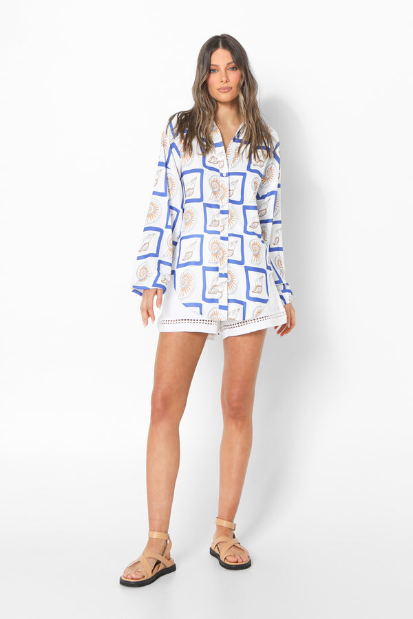 HAVANA SHIRT - SHELL PRINT
