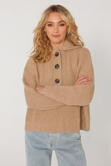 IZY JUMPER - CAMEL