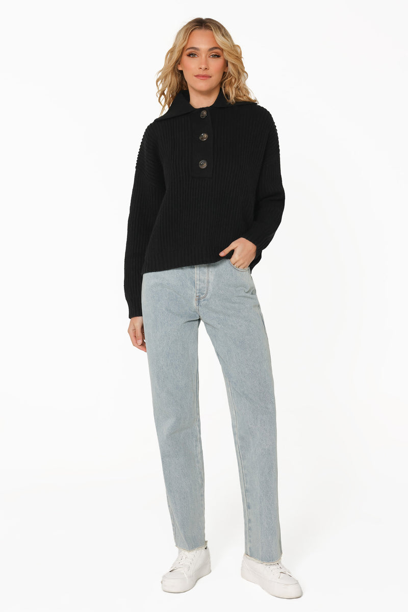 IZY JUMPER - BLACK