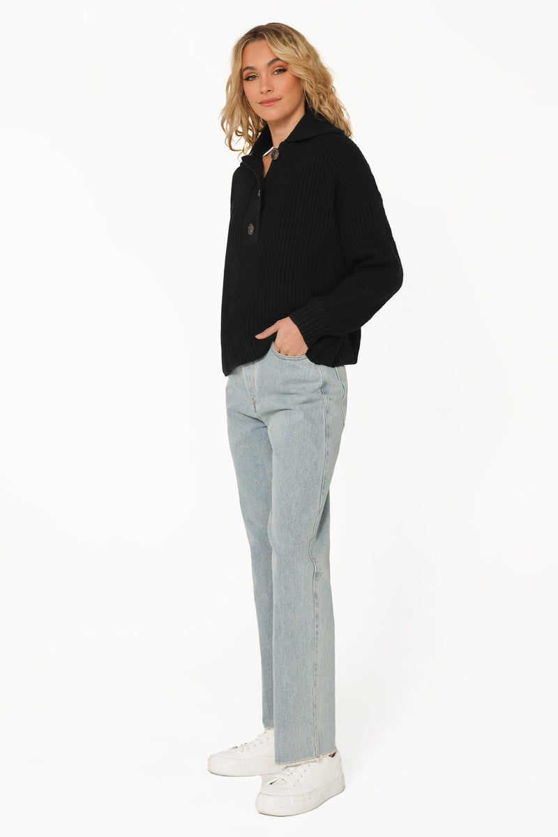 IZY JUMPER - BLACK