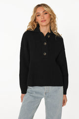 IZY JUMPER - BLACK