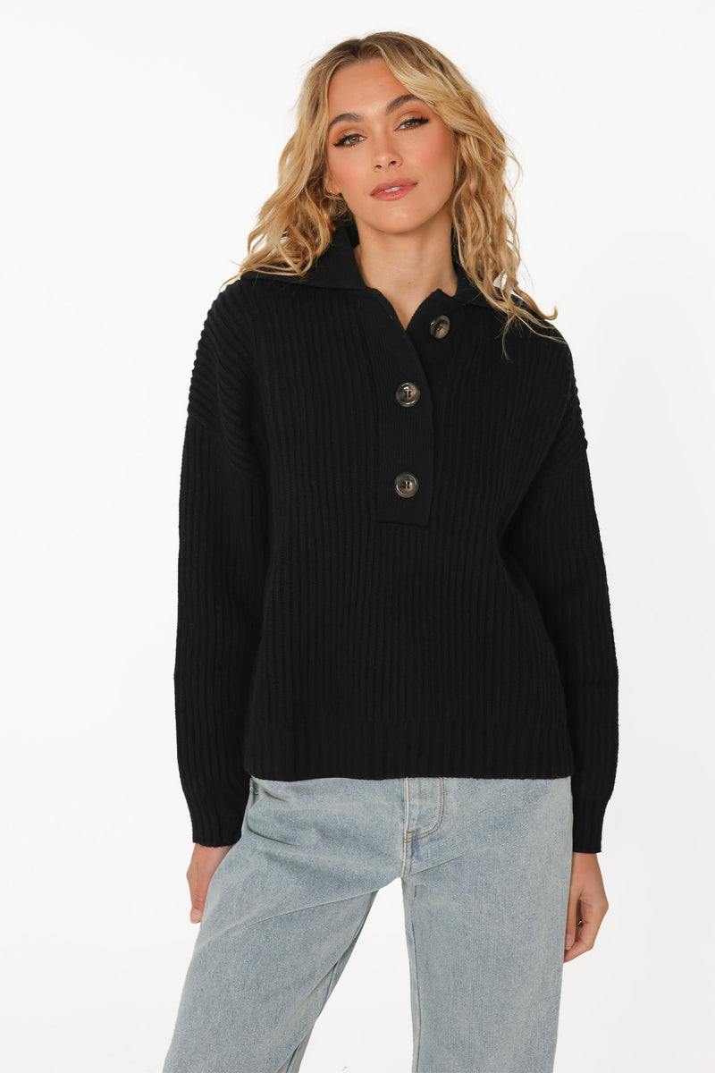 IZY JUMPER - BLACK