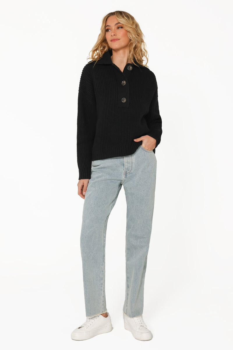 IZY JUMPER - BLACK