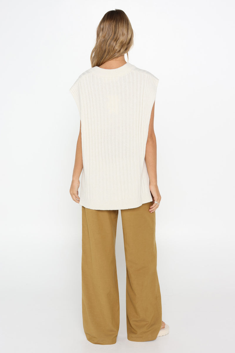 JADIE VEST - CREAM