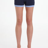 JESSIE KNIT SHORTS - BLUE