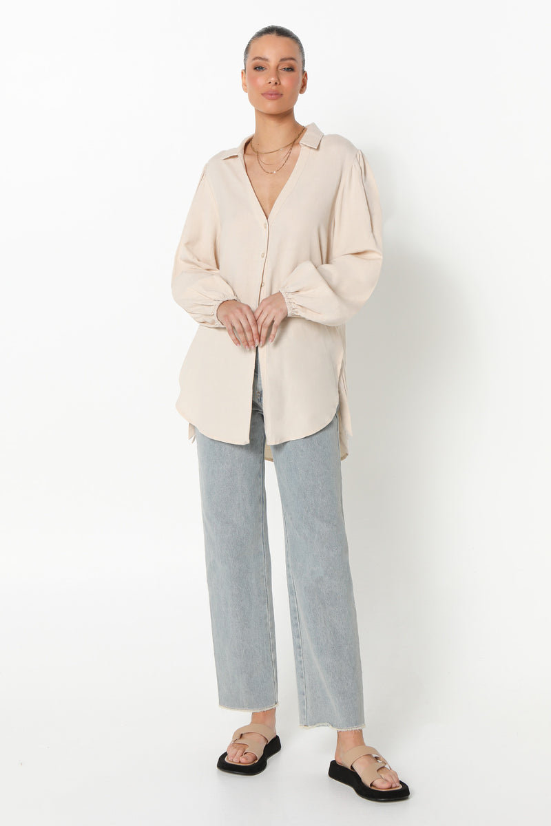 JULIET SHIRT - CREAM