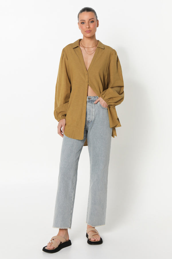JULIET SHIRT - OLIVE