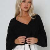 KAROLINA TOP - BLACK