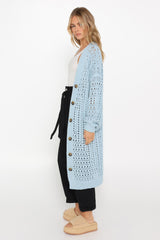 KARTIA CARDIGAN - BLUE