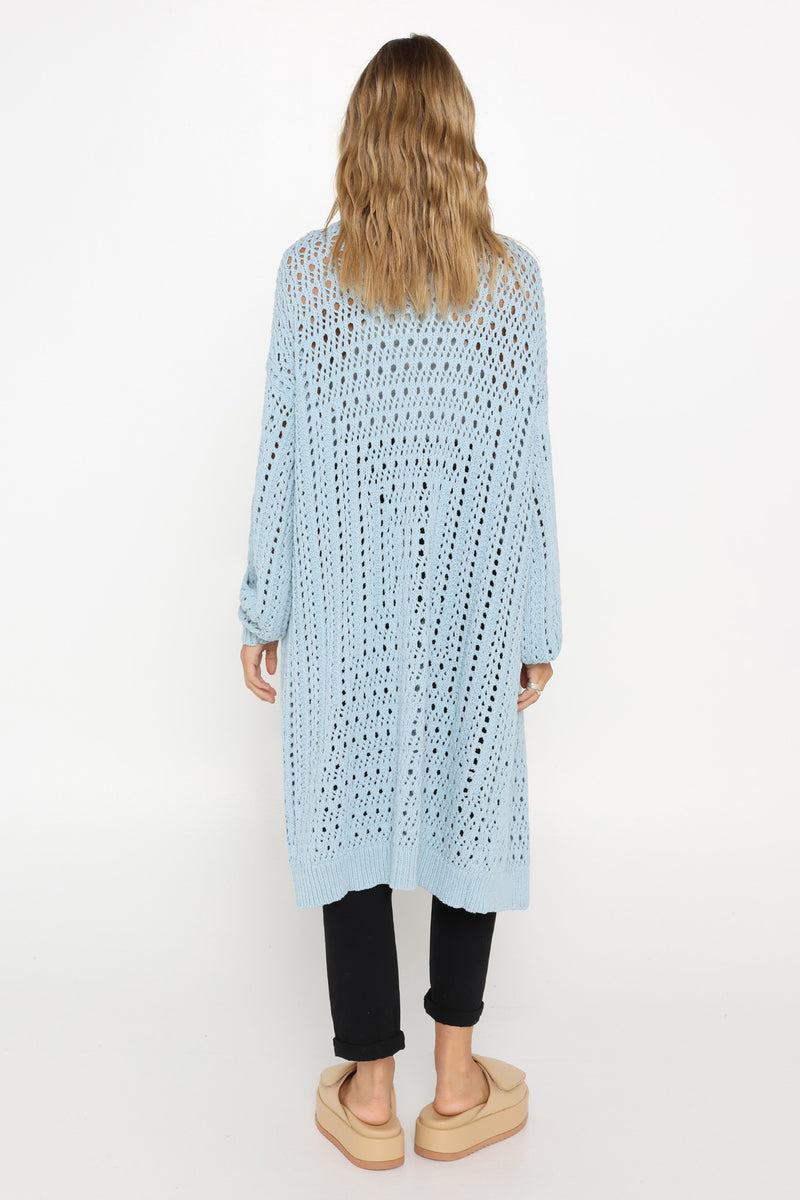 KARTIA CARDIGAN - BLUE