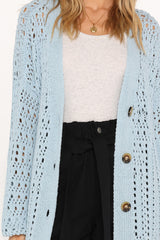 KARTIA CARDIGAN - BLUE