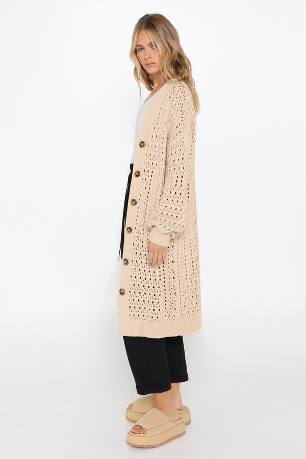 KARTIA CARDIGAN ~ SAND